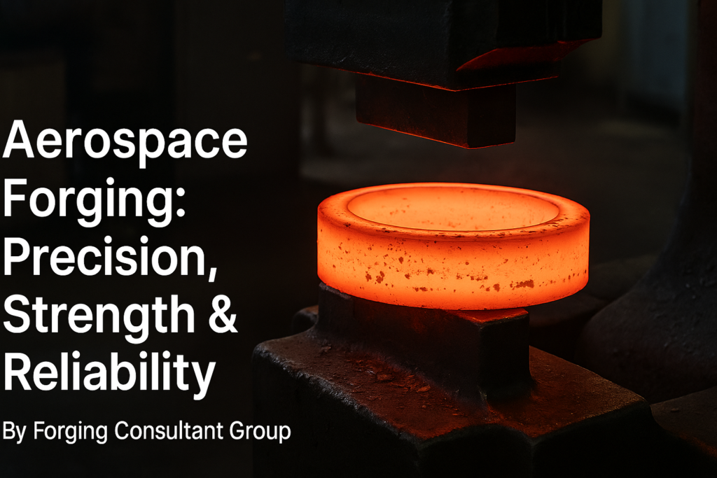 Aerospace forging solutions by Forging Consultant Group – Precision, high-strength, and reliable forged components in Titanium, Inconel, Aluminum & Super Duplex.